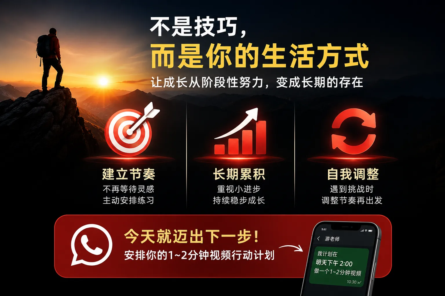 Stage 4 长期存在｜建立节奏、长期累积、自我调整