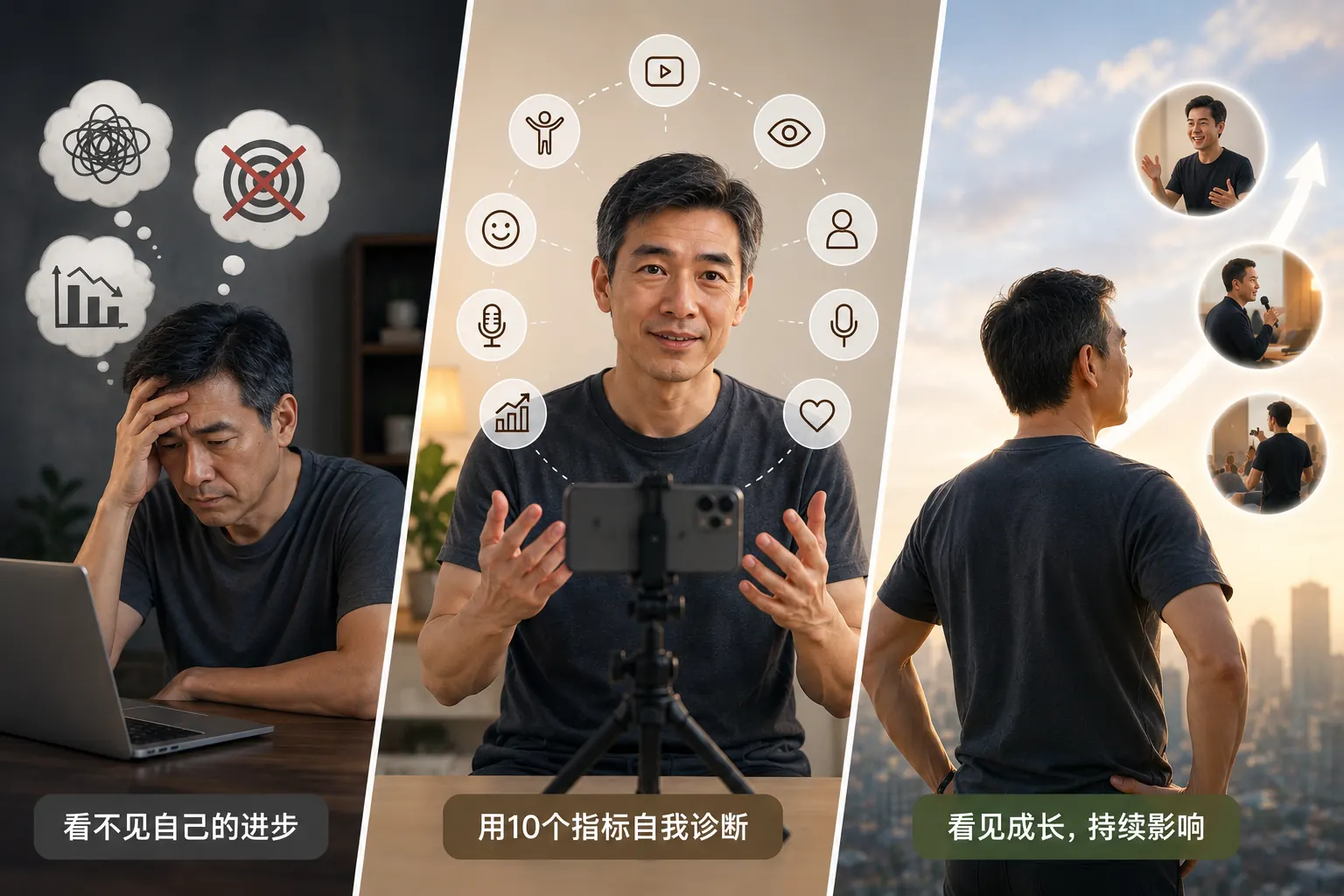 成长自我诊断视觉图